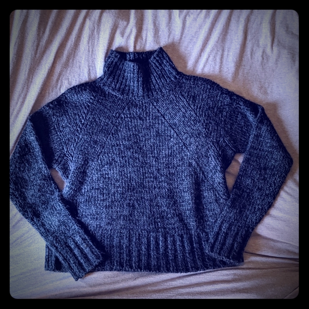 Romeo + Juliet Couture fuzzy mock sweater